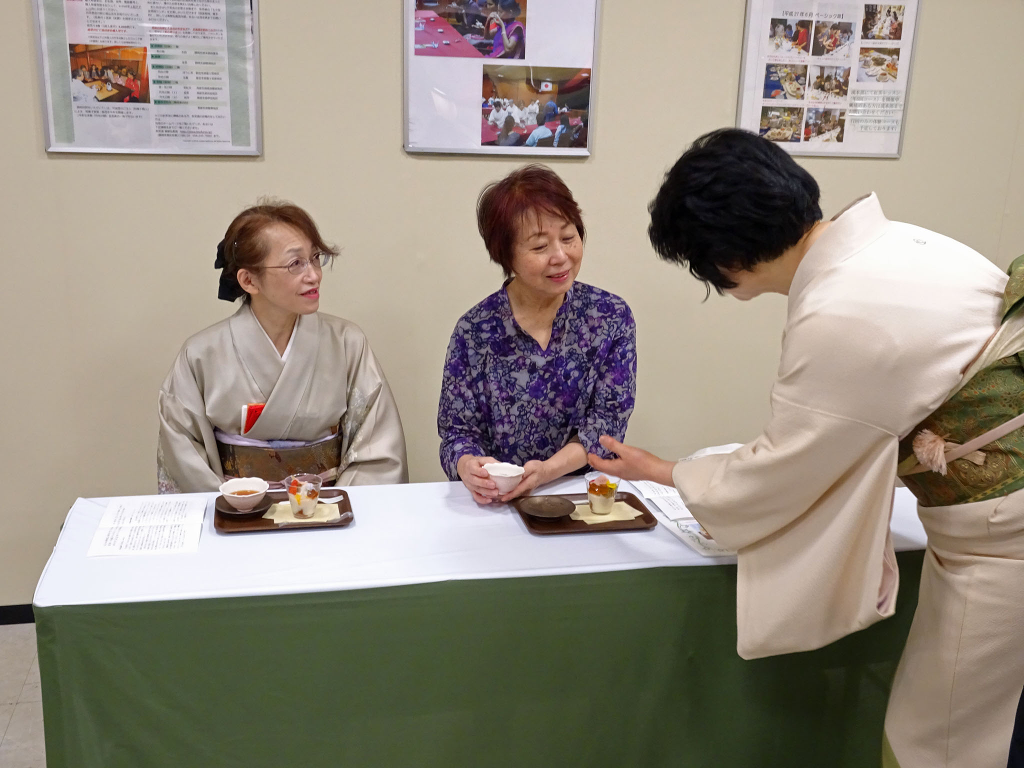 呈茶席も好評でした