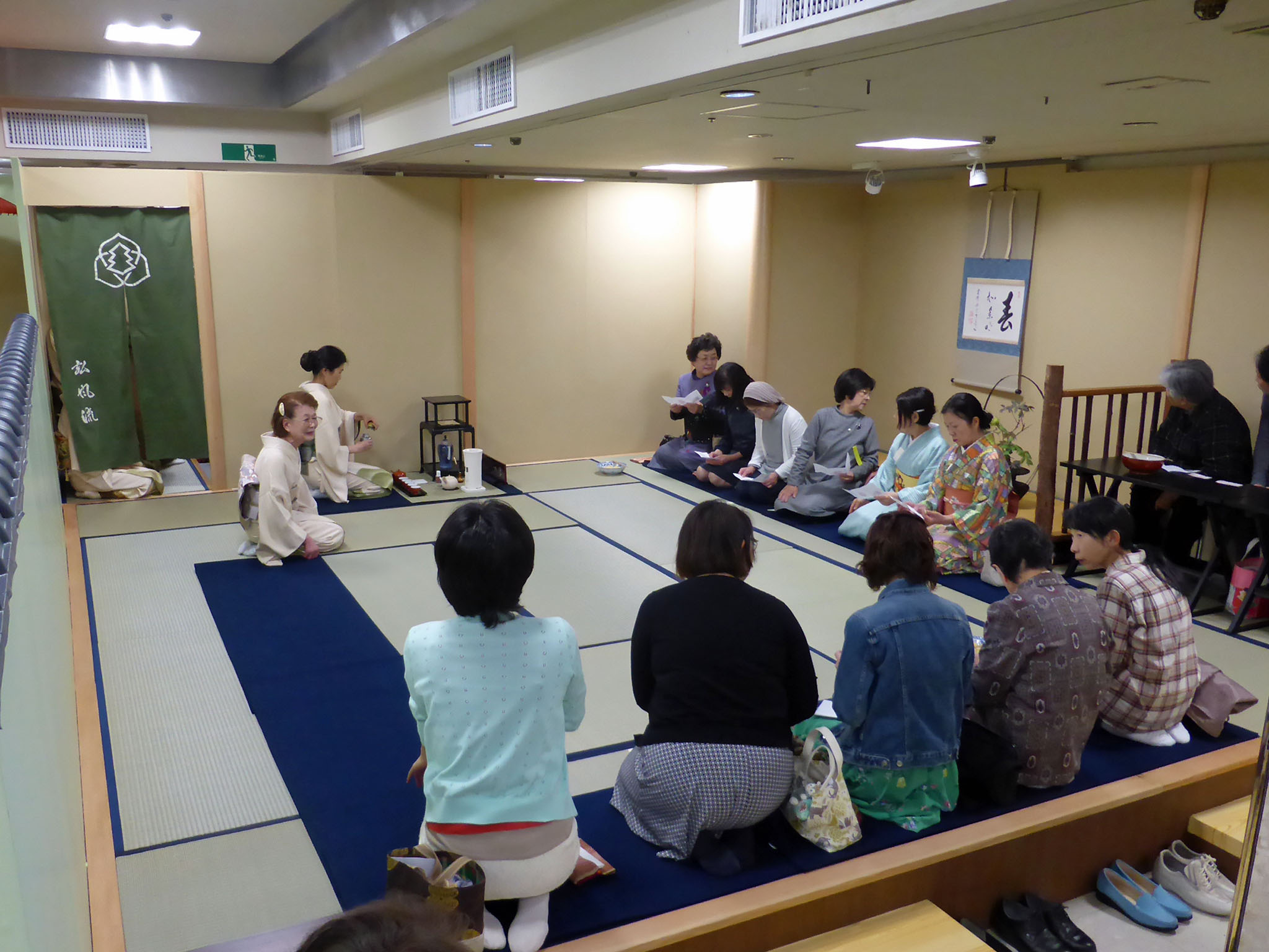 本席全景 昨年までの「抹茶本席」です