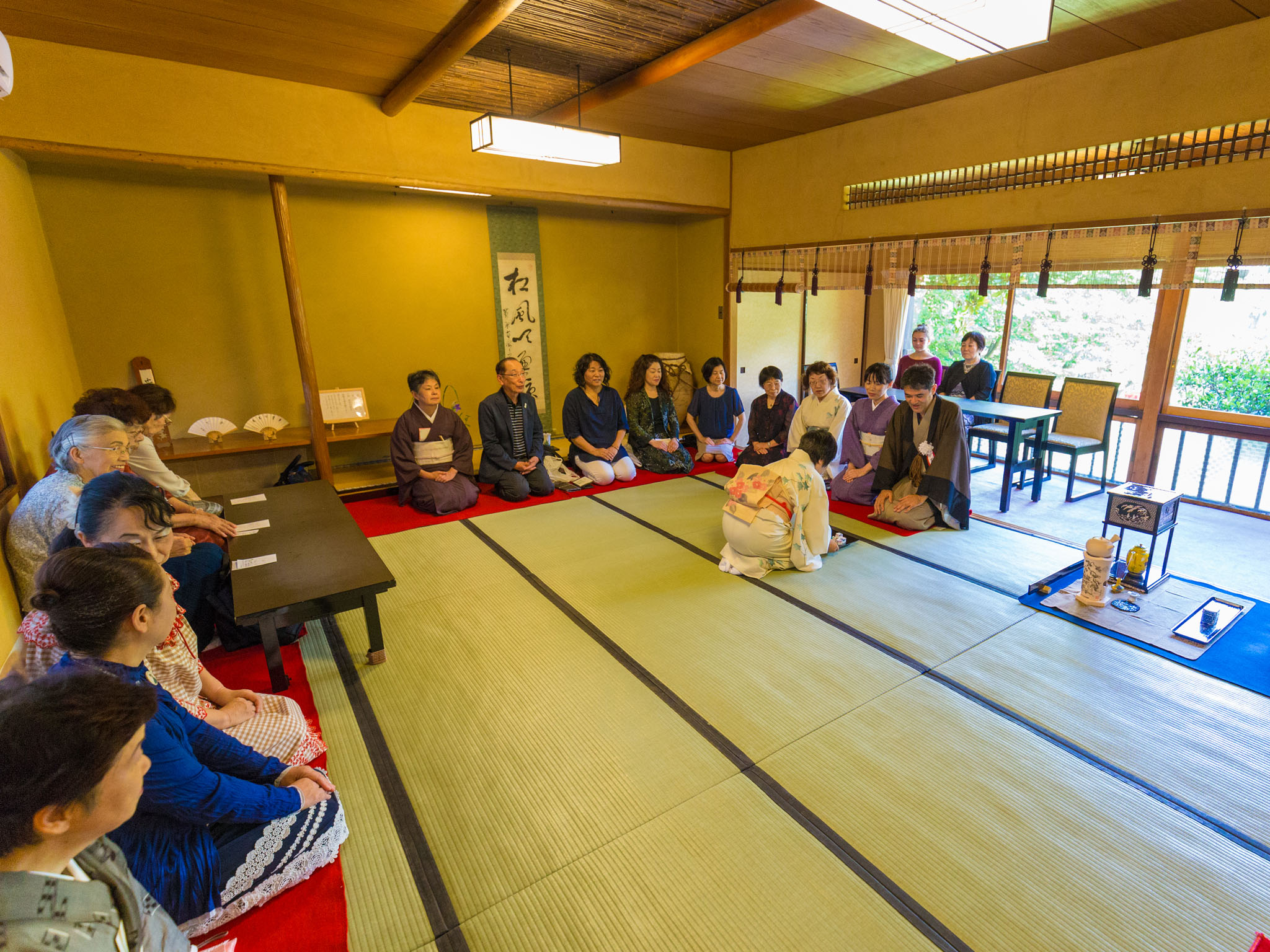 正客に家元を迎えて