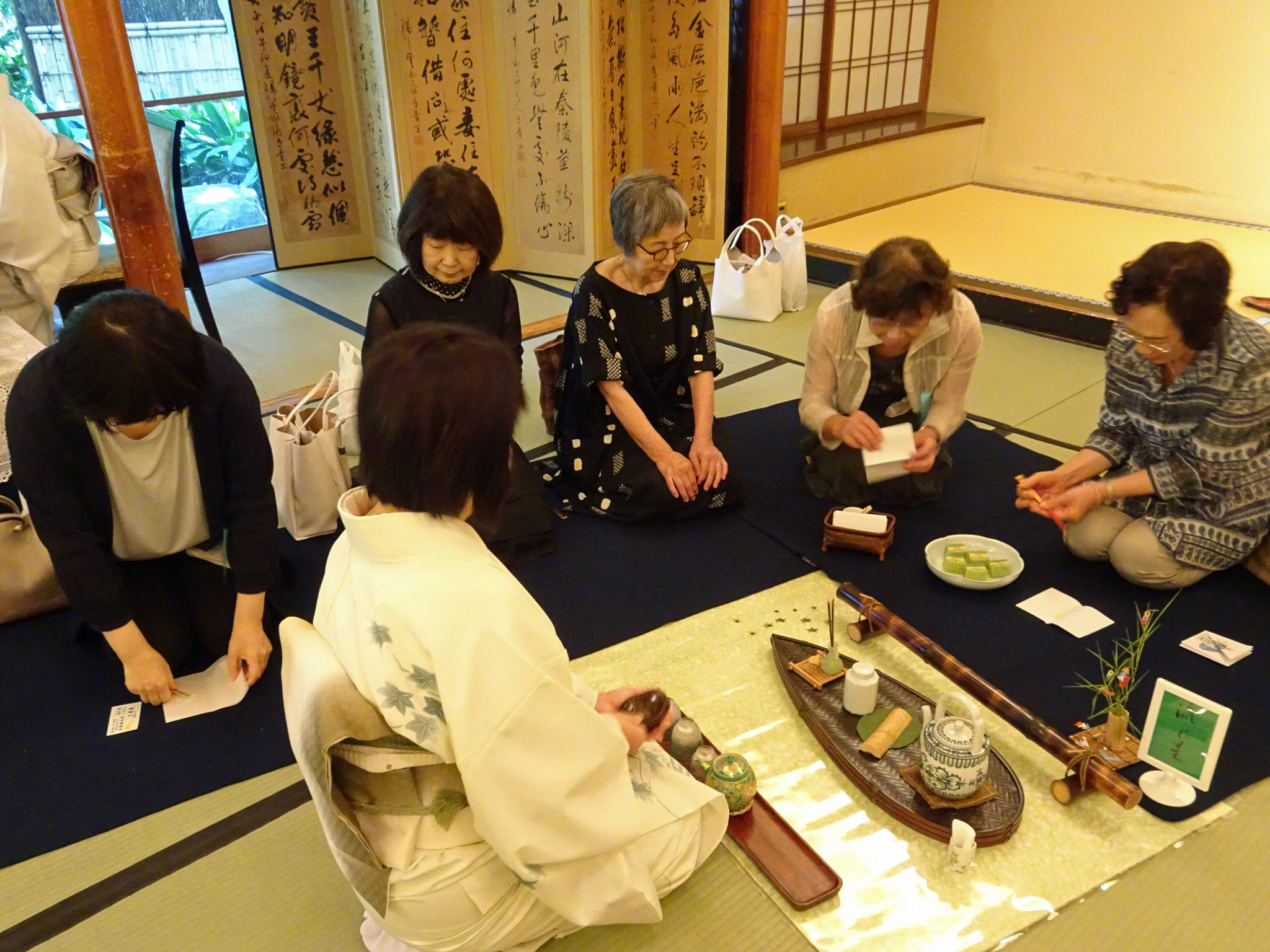 葵の間 水煎趣向席 本部尚雲会