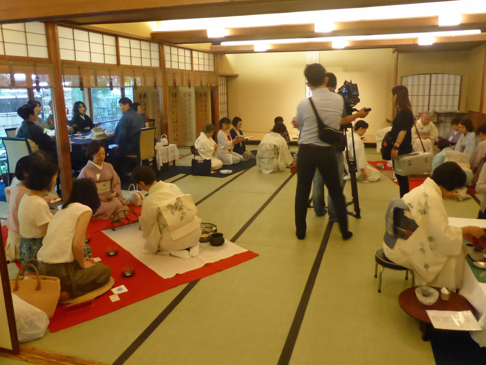 テレビ静岡ニュース取材中