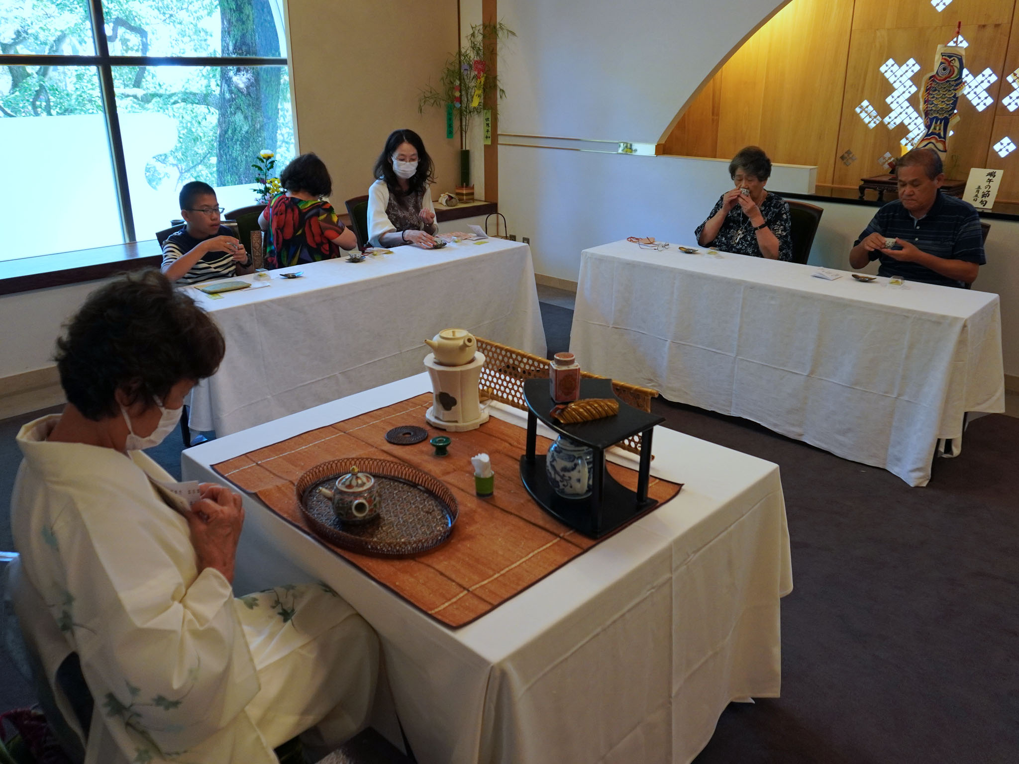 雪・花の間 煎茶席(2)沼津地区