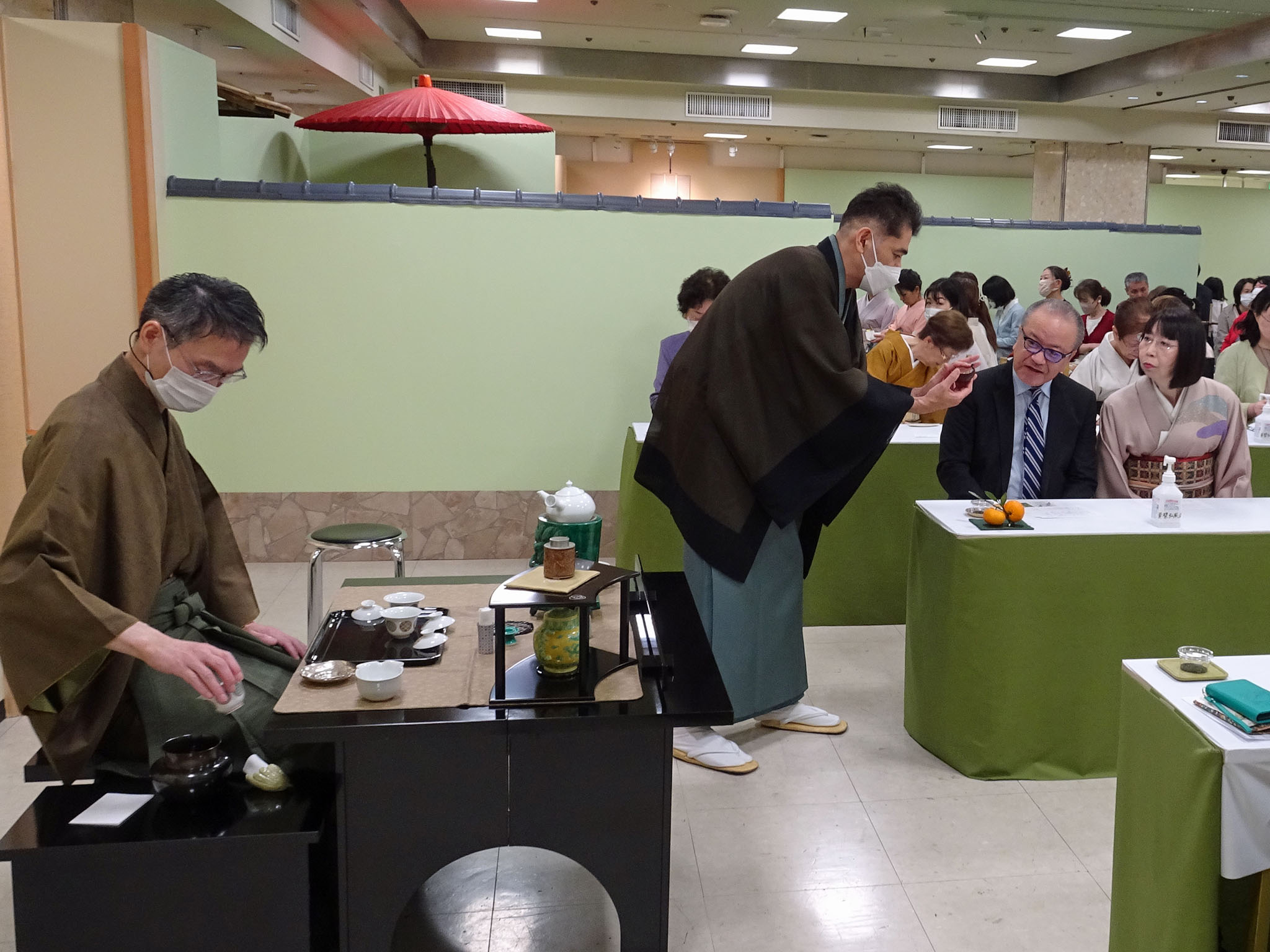 静風流お家元夫妻をお迎えしました