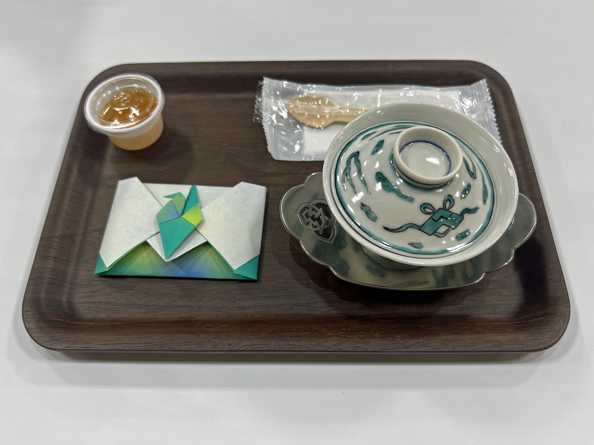 すすり茶席 お茶とお菓子