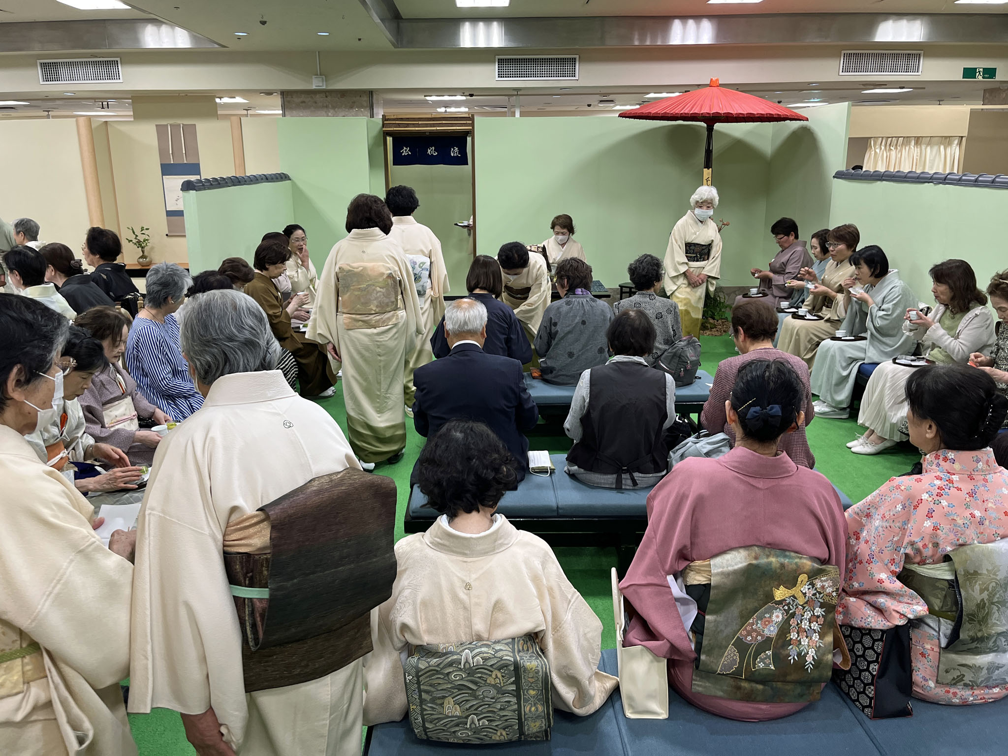 野点席<br>満席のお客さまに感謝です