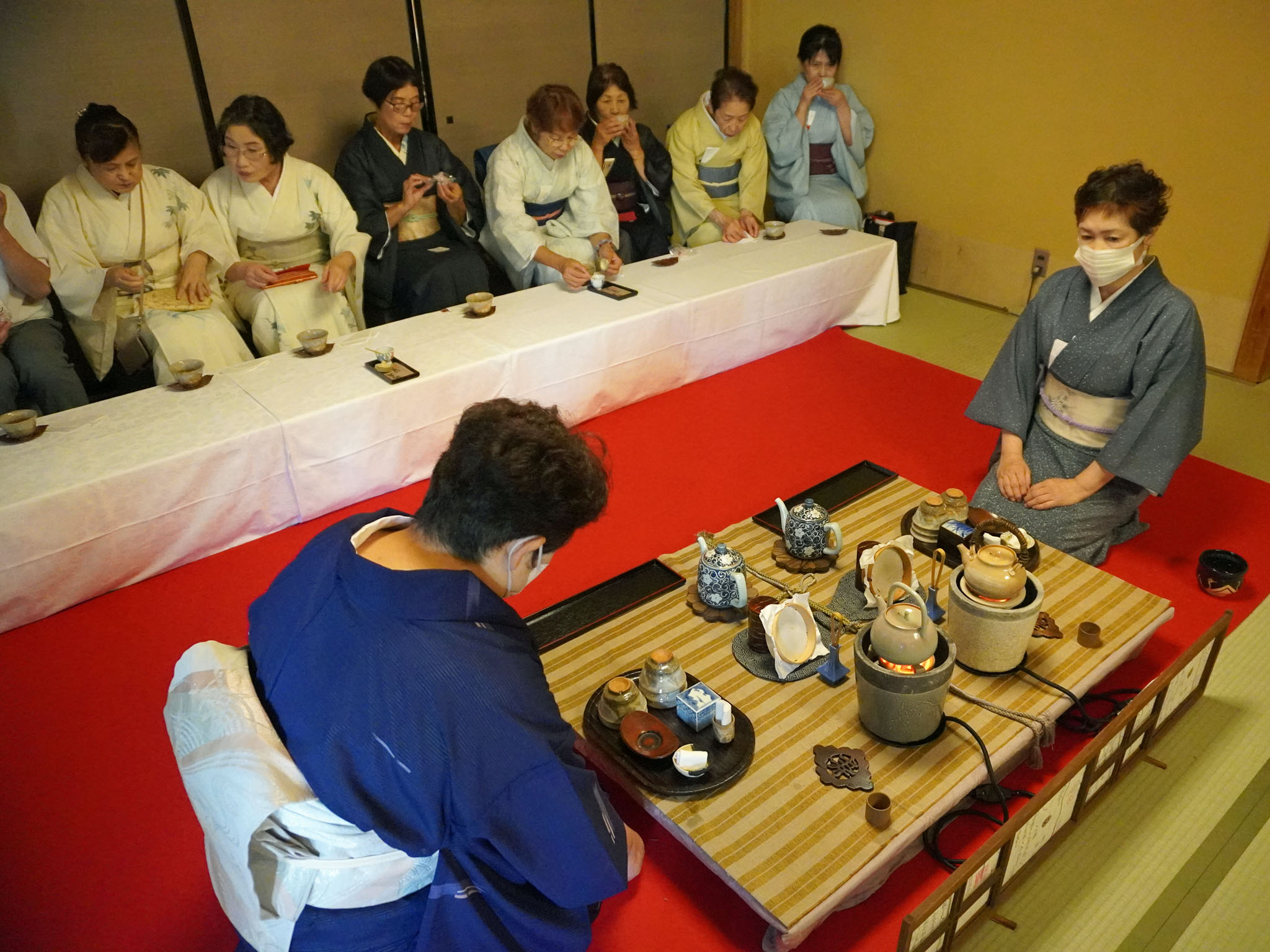 羽衣の間 ほうじ茶席 富士宮地区 鏡点前席