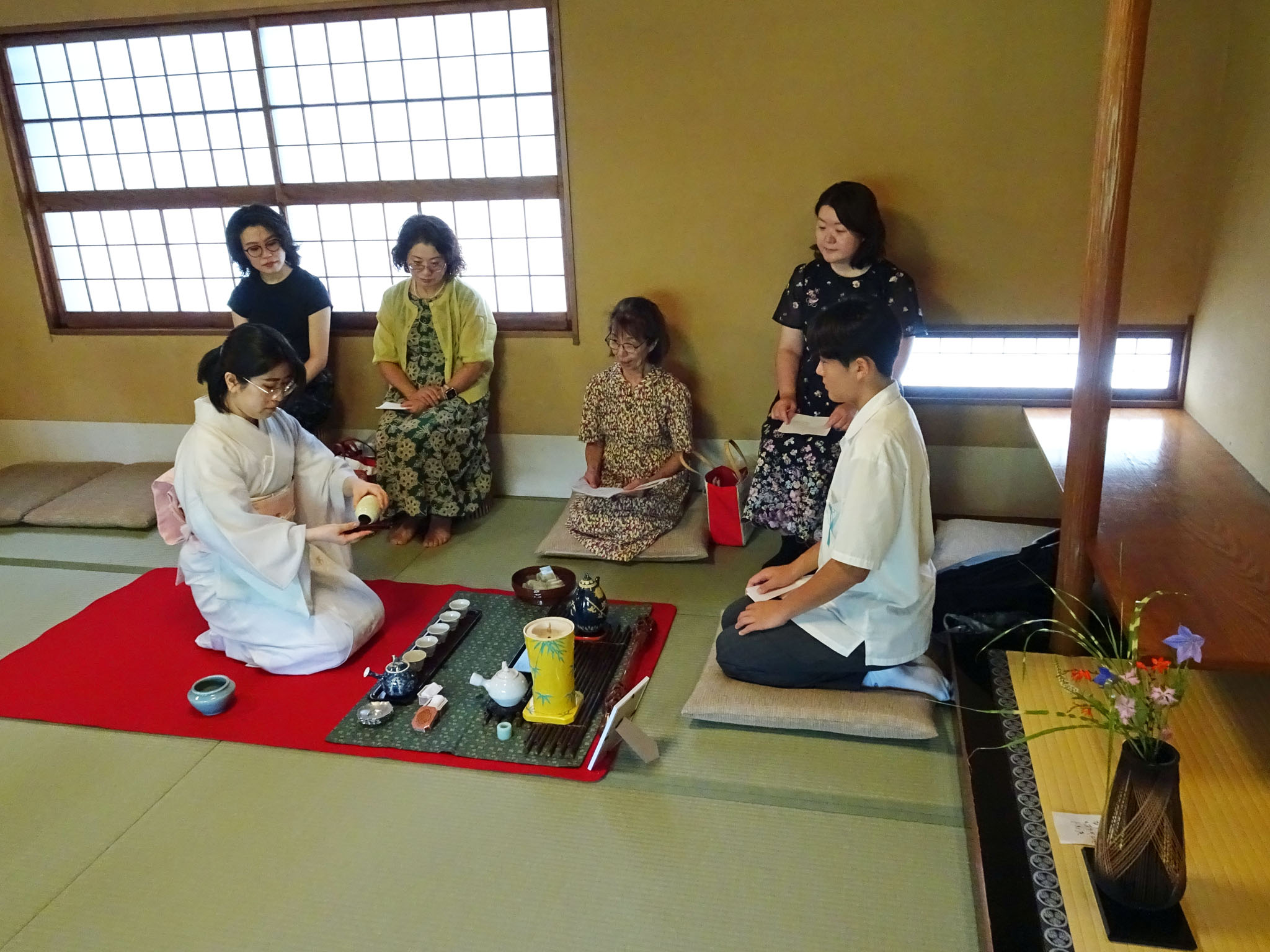 若松の間 煎茶趣向席 長盆席